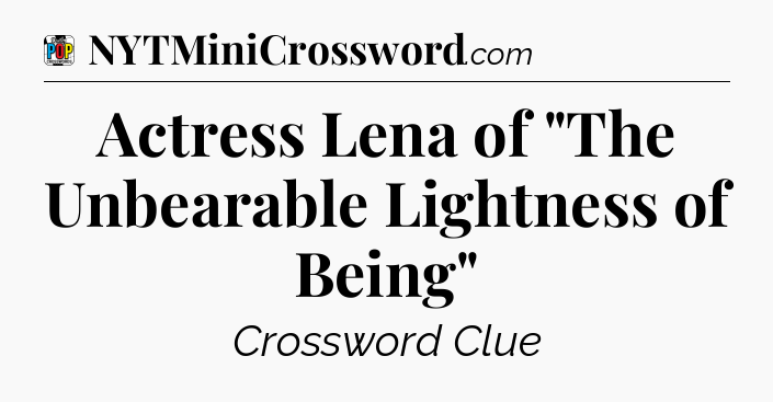 Actress Lena of 