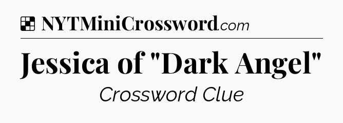 Solution: Jessica of 