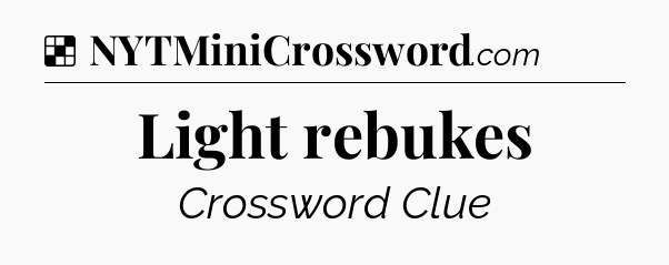 Light rebukes NYT Crossword