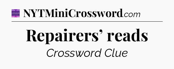 Repairers’ reads - Thomas Joseph Crossword