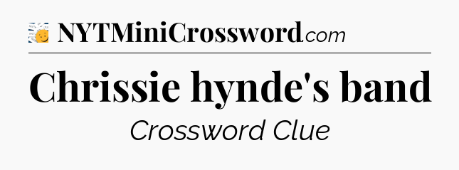 Chrissie hynde's band - 7 Little Words
