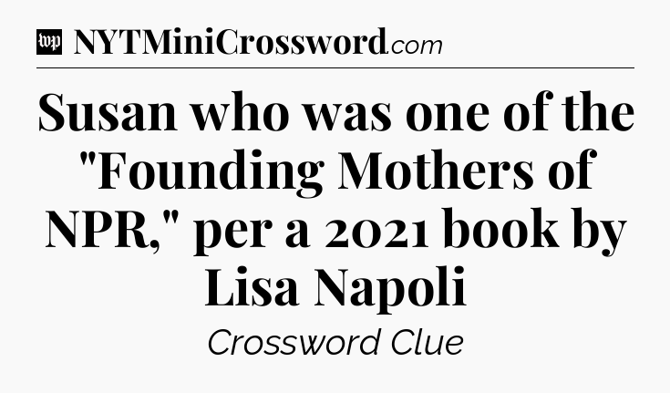 Susan who was one of the 