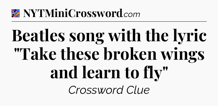 Beatles song with the lyric 