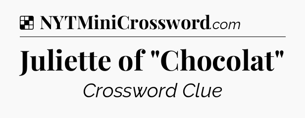 Solution: Juliette of 