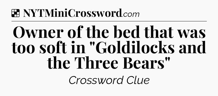 Solution: Owner of the bed that was too soft in 