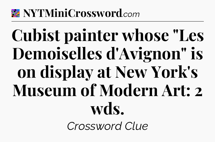 Cubist painter whose 