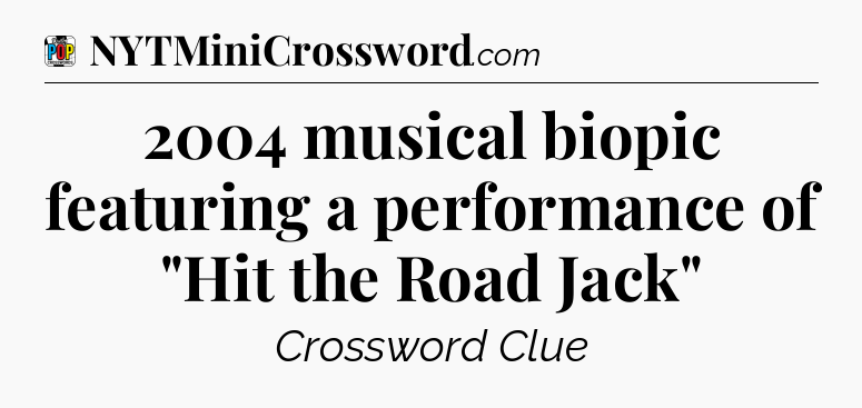 2004 musical biopic featuring a performance of 