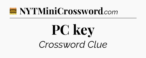 PC key crossword clue Eugene Sheffer