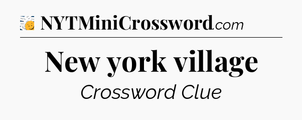 New york village - 7 Little Words