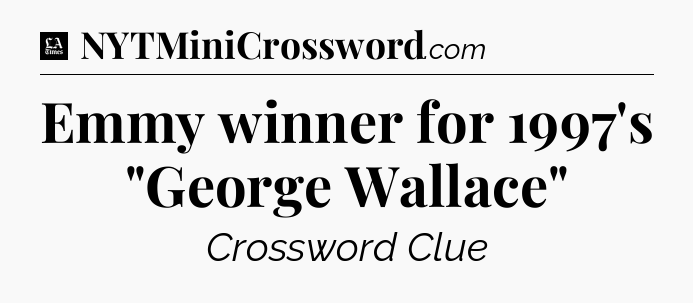 Emmy winner for 1997's 