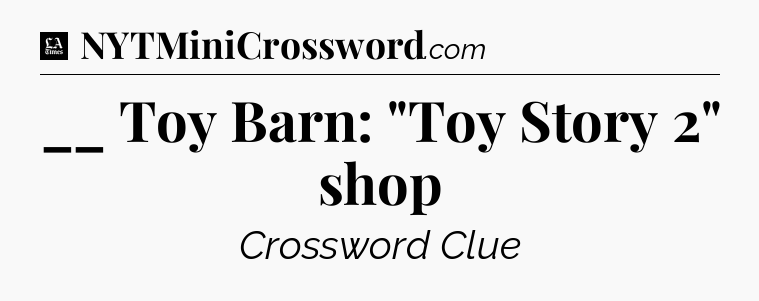 __ Toy Barn: 