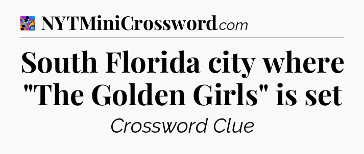 South Florida city where 