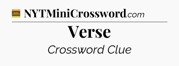 Verse - Eugene Sheffer Crossword