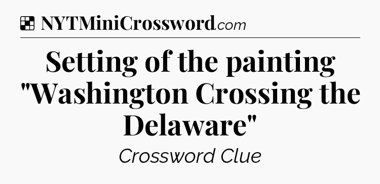 Solution: Setting of the painting 