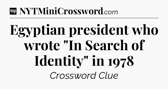 Egyptian president who wrote 