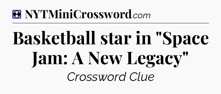 Solution: Basketball star in 