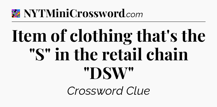 Item of clothing that's the 