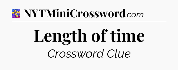 Length of time Codycross