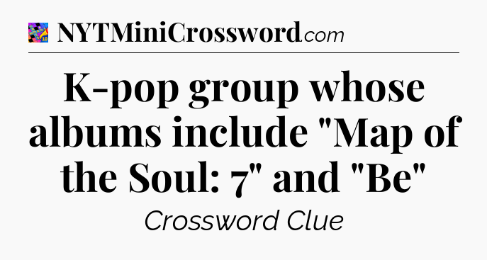 K-pop group whose albums include 