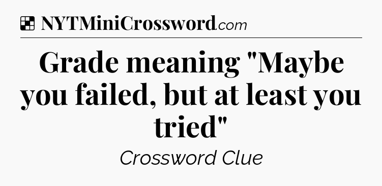 Solution: Grade meaning 