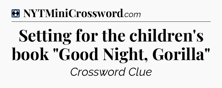 Solution: Setting for the children's book 