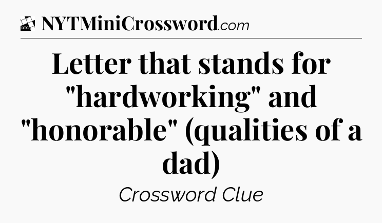 Letter that stands for 