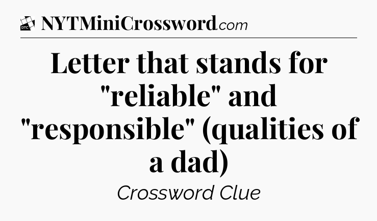 Letter that stands for 