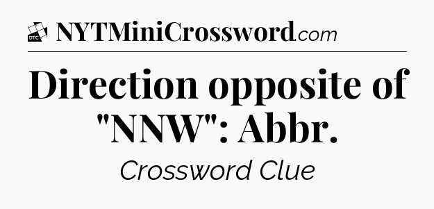 Direction opposite of 