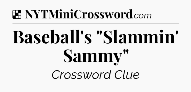 Solution: Baseball's 