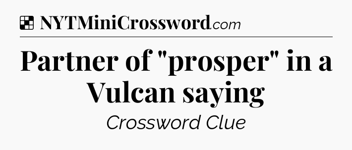 Solution: Partner of 