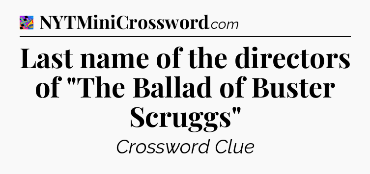 Last name of the directors of 