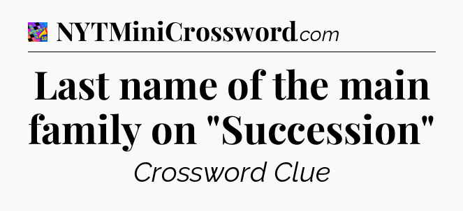 Last name of the main family on 