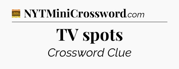 TV spots - Eugene Sheffer Crossword