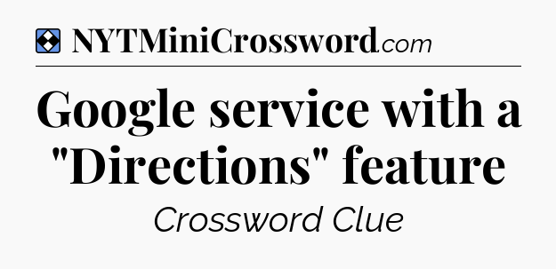 Solution: Google service with a 