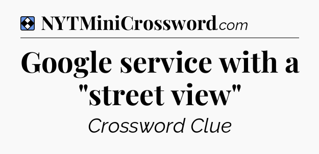 Solution: Google service with a 