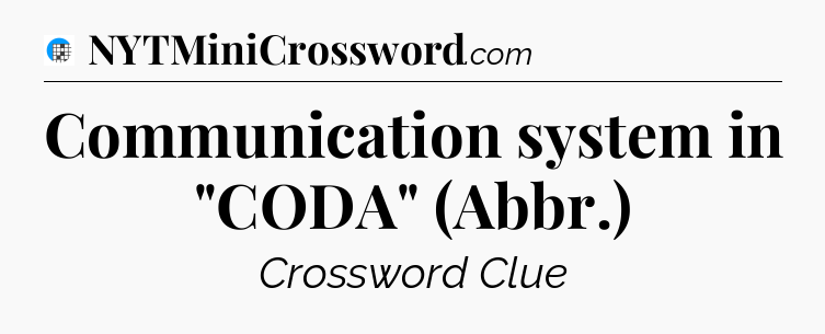 Communication system in 