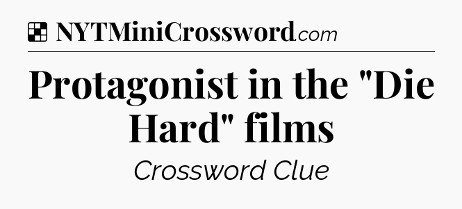 Solution: Protagonist in the 