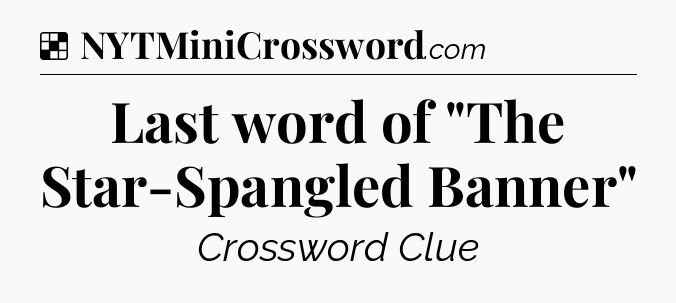 Solution: Last word of 