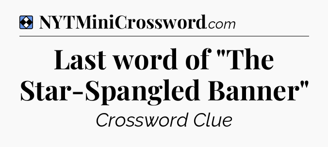 Solution: Last word of 