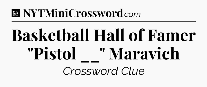 Basketball Hall of Famer 