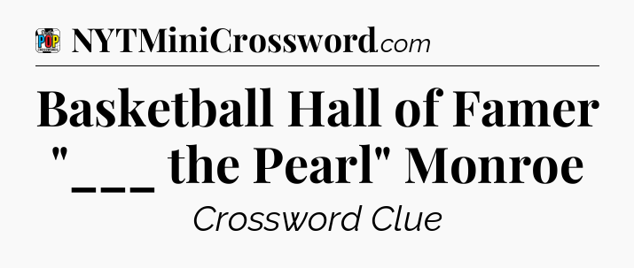 Basketball Hall of Famer 
