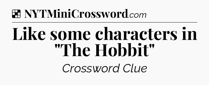 Solution: Like some characters in 