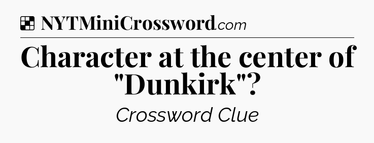 Solution: Character at the center of 