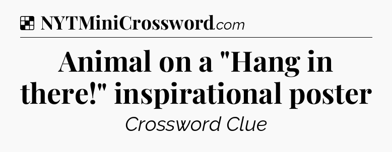 Solution: Animal on a 