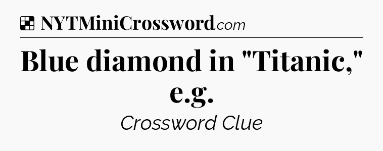 Solution: Blue diamond in 