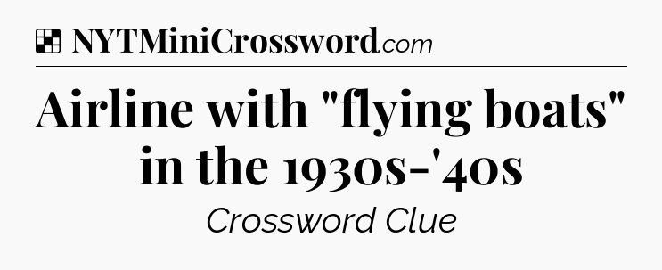 Solution: Airline with 