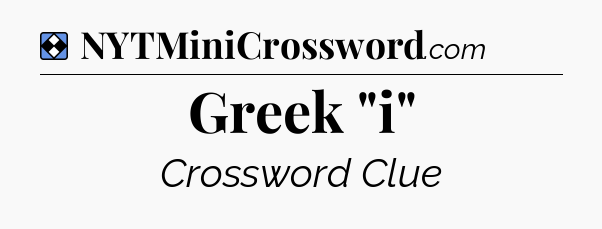 Solution: Greek 