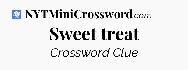 Sweet treat Puzzle Page Crossword Clue