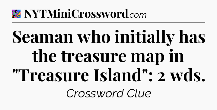 Seaman who initially has the treasure map in 