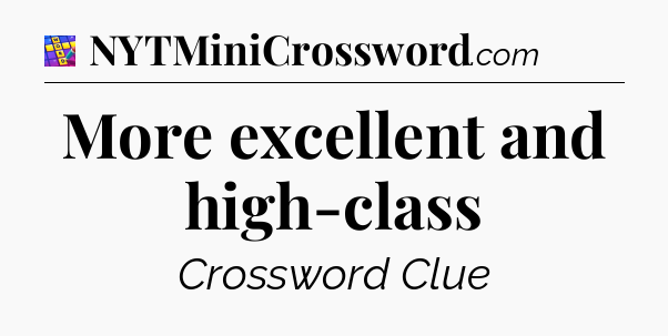 More excellent and high-class Codycross